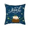 Peach Skin Christmas Print Pillow Case Cartoon Animal Home Sofa Cushion Cover Bedside Bedroom Pillow