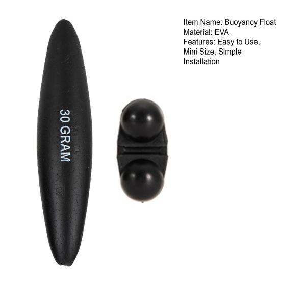 EVA Inline Float with Bell Fishing Buoyancy Float Easy Installation Weight Bead Catfish Float Accessories Fishing Bobbers Floats