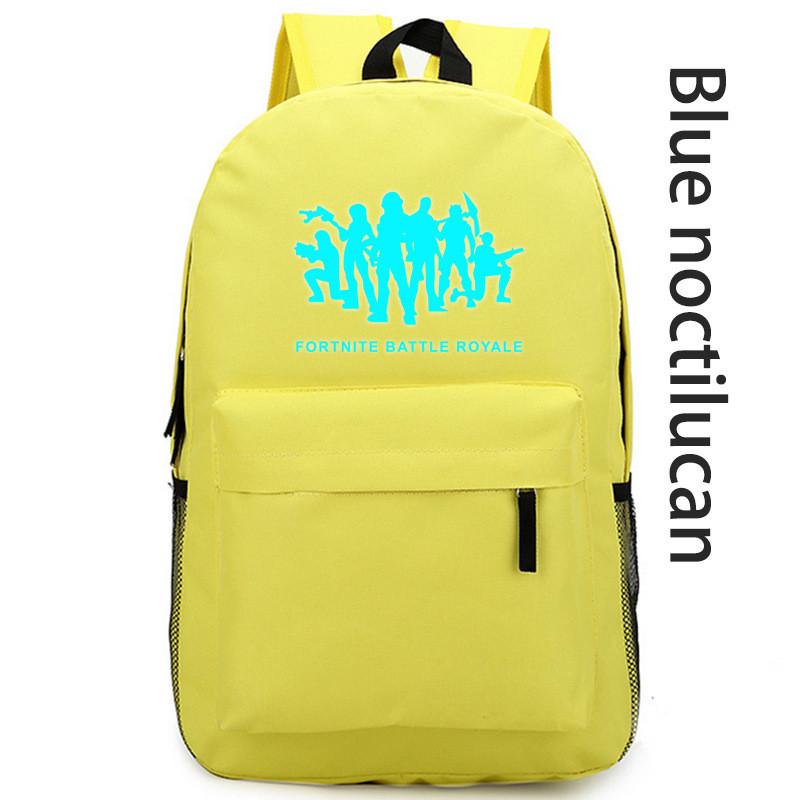 Fortnite Bag Luminous Game Youth Campus Fashion Trend Backpack For Unisex
