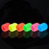 4Pcs Universal Fluorescent Luminous Tire Valve Stem Covers Car Tire Valve Cap