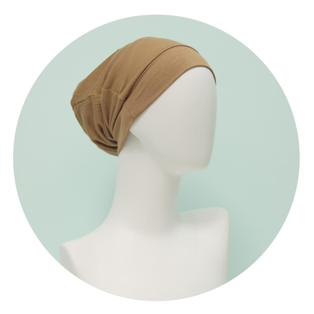 Solid Color Modal Bandage Cap Headscarf