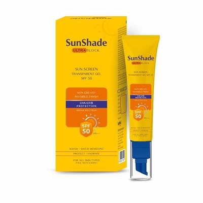Солнцезащитный гель Leeford Sunshade Ultra Block SPF-50 UVA/UVB,30 мл для женщин и мужчин-Невидимый гелевый солнцезащитный крем | Солнцезащитный крем на гелевой основе для всех типов кожи