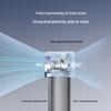 100-Speed Ultra-Fast Foldable Aluminum USB Handheld Fan - Portable, Strong, Silent Wind.