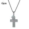 Хип-хоп корона крест форма светящийся бриллиант кулон ожерелье модная унисекс цепочка для свитера