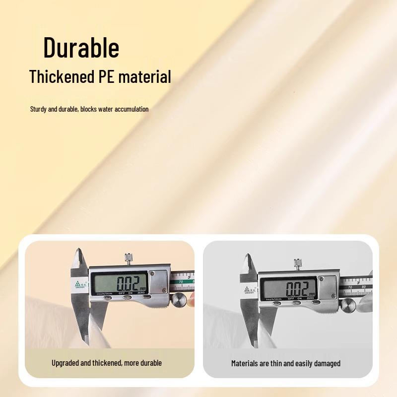 Waterproof Disposable Rain Shoe Covers - Transparent & Durable for Adults and Children