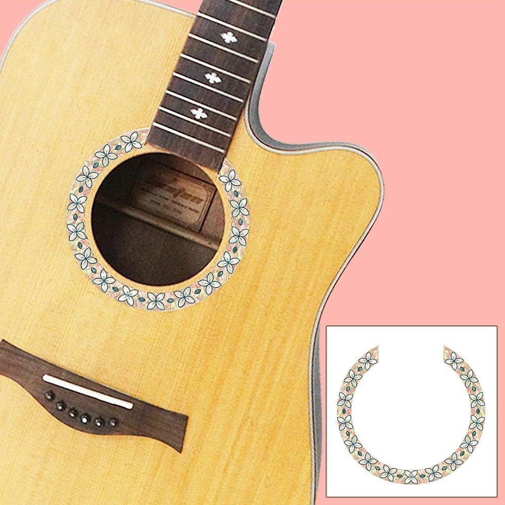 ПВХ наклейка на резонаторное отверстие, принадлежности для музыкальных инструментов, гитарные аксессуары, наклейка для фолк-гитары, гитара