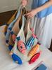 Cotton Large Capacity Opentop Tote Bag For Casual Daily Use