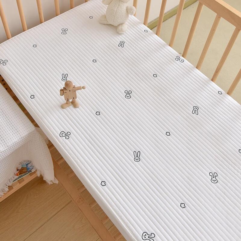 UKKNZZ Cartoon Quilted Embroidered Baby Nap Bed Cover