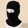 1-Hole Ski Mask Knitted Face Cover Adult Winter Balaclava Full Face Mask For Winter Outdoor Sports