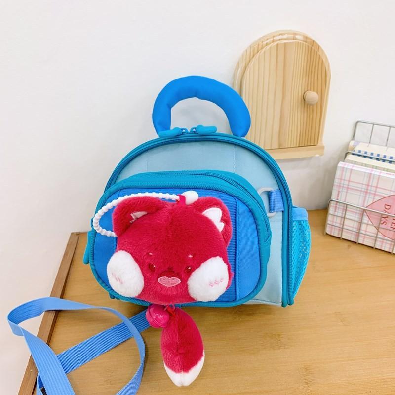Backpack Baby Kindergarten Cute Three Dimensional Plush Toy Boys Backpack Girls