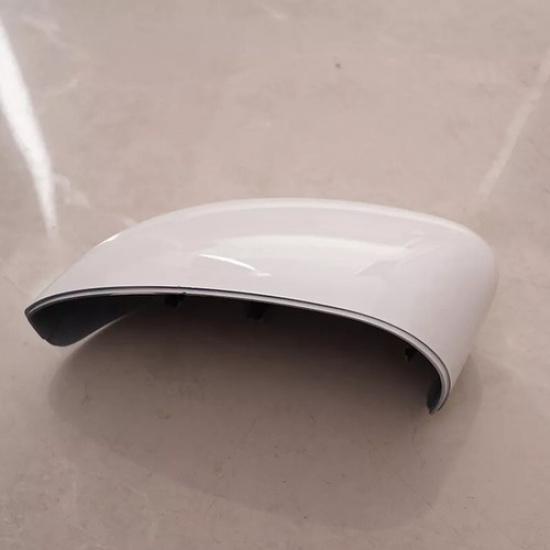 White Left Side Wing Mirror Cover Cap Replacement Clip~on For Fiat 500 2007~