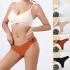Women Underwear Low-Waisted Ice Silk Seamless Cool Feeling Cotton Crotch Underpants