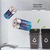 BULL D Size Carbon Dry Battery (5-Pack) CN plug (adapter included)