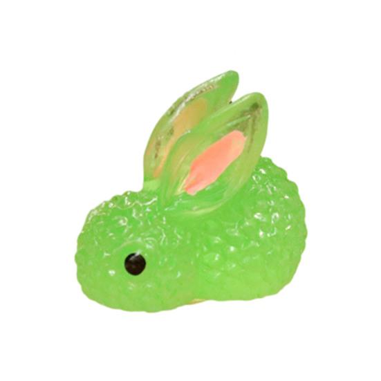 Светящиеся Мини-Пейзажные Украшения Кролики Светятся в Темноте Фигурки Кроликов для Мха Микро-Пейзажей Декорация Аквариума DIY Аксессуары