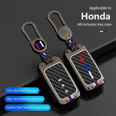 Чехол-брелок из цинкового сплава для автомобильного пульта ДУ Honda 2017 2018 19CRV Pilot Accord Civic Jazz Jade Fit HR-V Freed Брелок АвтоАксессуары