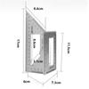 Многофункциональная угловая линейка 45 90 градусов из алюминиевого сплава точная деревообрабатывающая квадратная угловая линейка Маркировочный калибр плотницкий инструмент