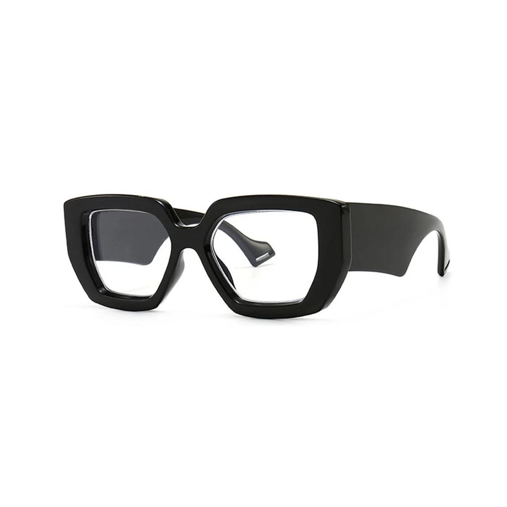 1 шт. Женские квадратные очки с большой оправой, модные, с плоскими зеркальными линзами, летне-осенние, для повседневной носки, путешествий, школы, украшения