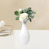 Элегантная небьющаяся невыцветающая ваза с имитацией керамической глазури для стола, комнатное растение, товары для дома
