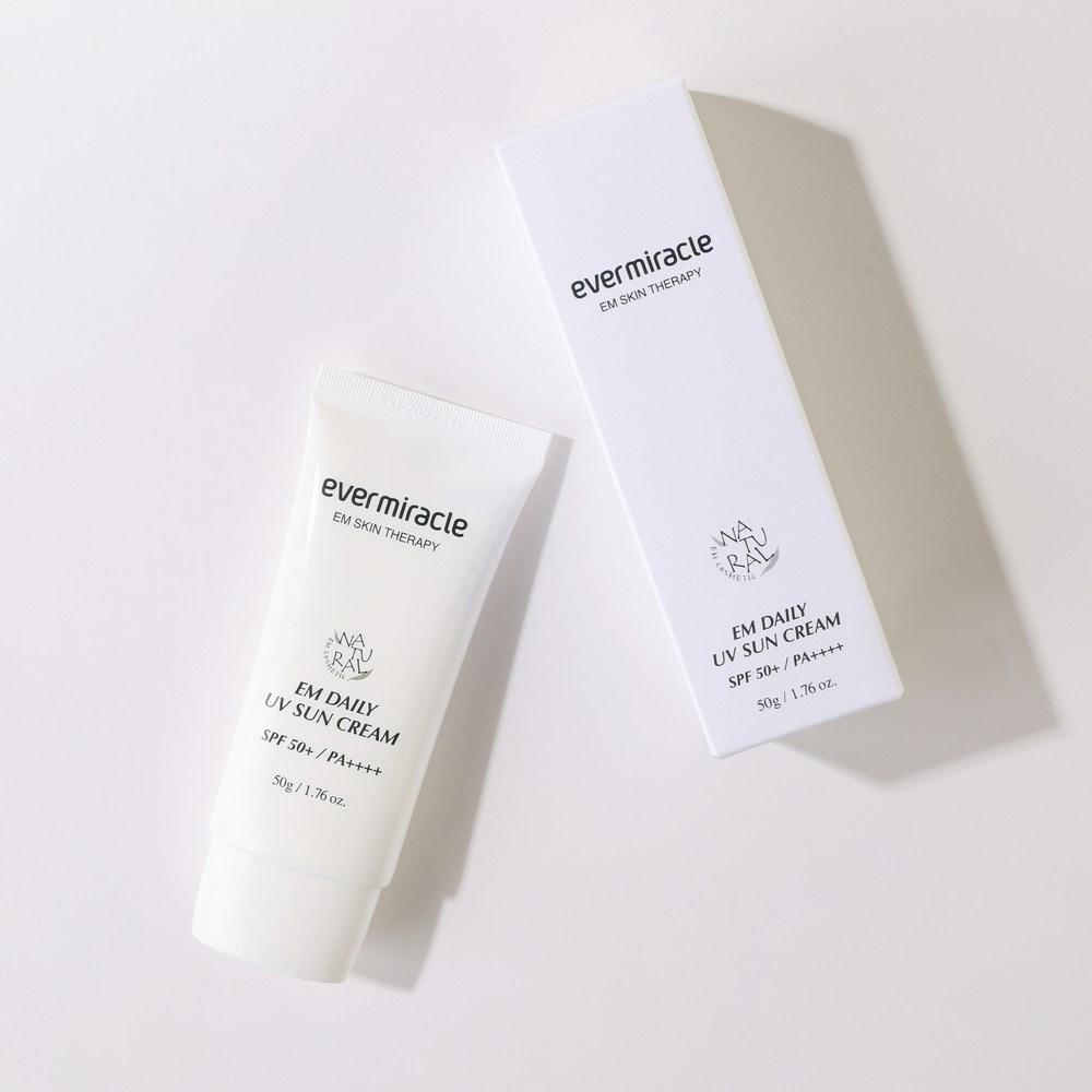 Evermiracle EM Daily UV Sun Cream SPF50+ PA++++, 50g, 1 Unit