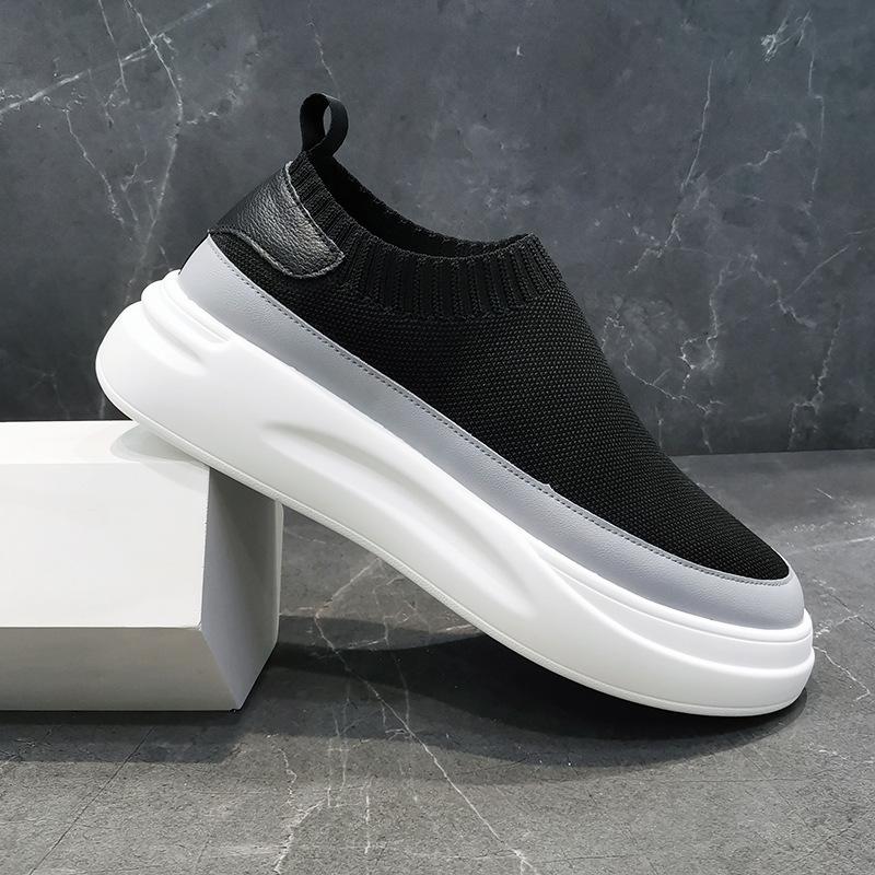 Мужская тканевая обувь и мужская обувь летом - это модная и дышащая сетка, модная и универсальная мягкая подошва, повседневная прямая трансляция Douyin