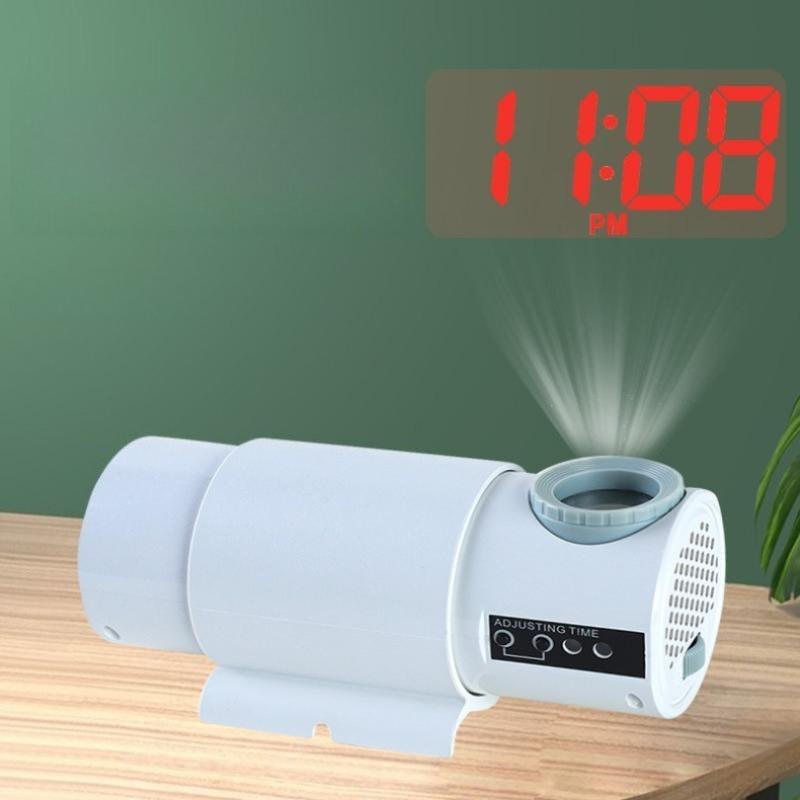 Проекционные часы LED Светящиеся Цифры и Буквы Электронные Проекция на Стену Цифровые Часы Спальня Настольные Маленькие Ночные Часы