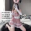 Domila Lingerie Bunny Uniform Соблазнительный сексуальный рождественский наряд для женщин Косплей Маленькая грудь Страстная одежда