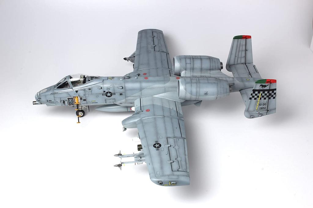 Серия самолетов Штурмовик ВВС США Thunderbolt II Авиабаза Осан Пластиковая модель Platz/Italeri 1/48 A-10C TPA-3