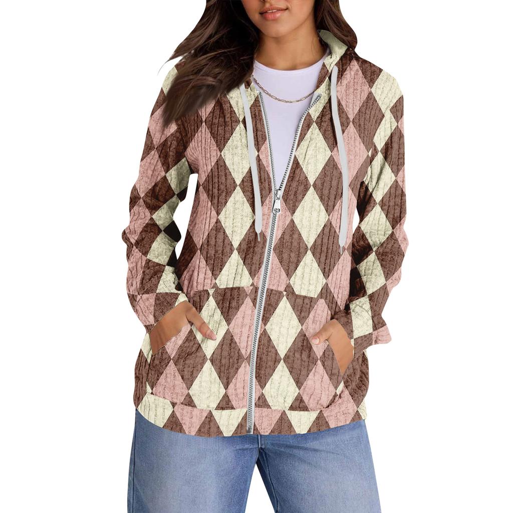 Hoodies For Women Trendy Tops Casual Fall Fashion Long Sleeve Sweatshirt With Pockets Pullover Lightweight