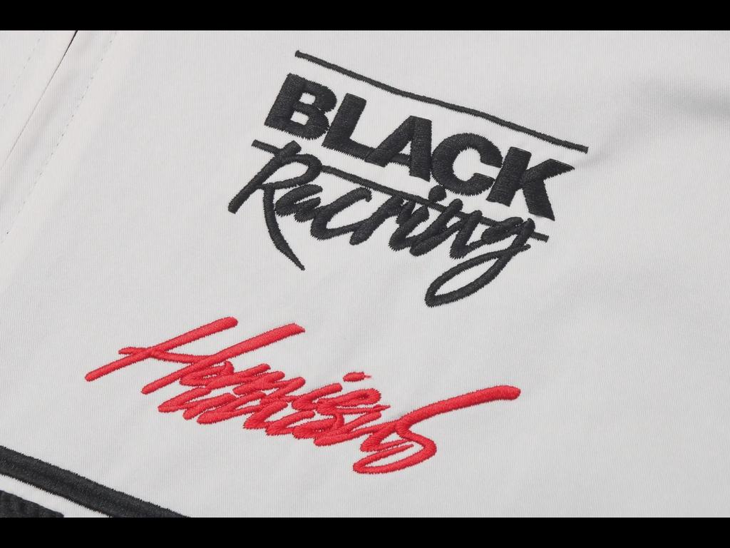 Unisex Hong Kong Style Baseball Jacket - Embroidered Patchwork for Men & Women