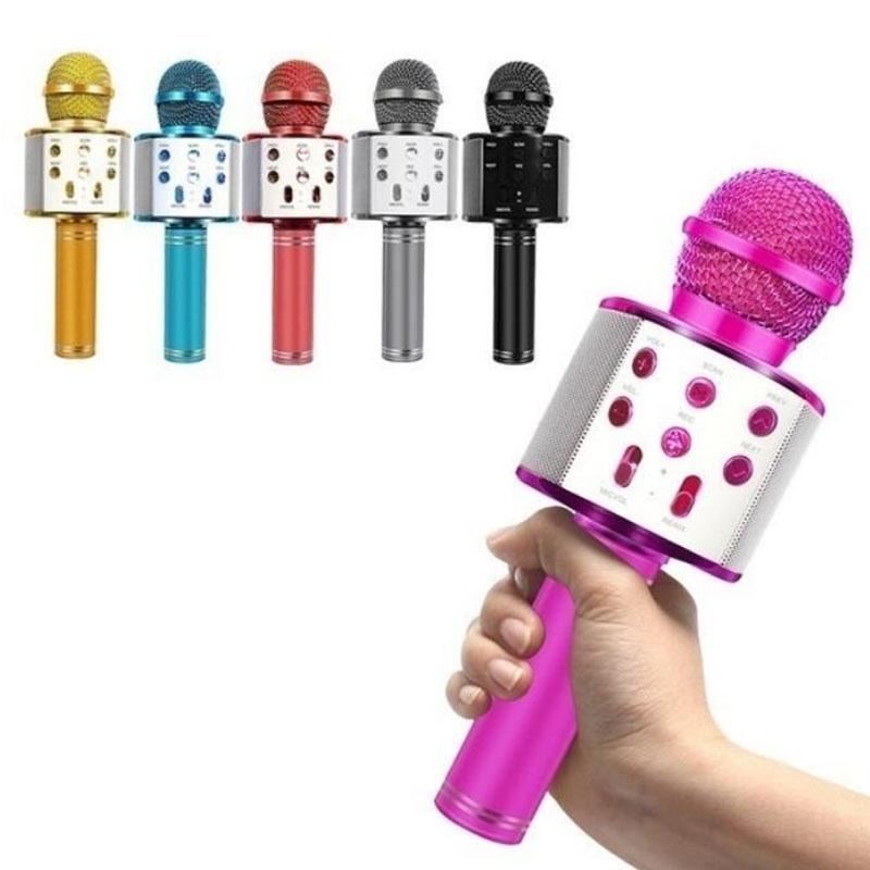 Bluetooth Microphone Wireless Professional Condenser Karaoke Mic Stand Radio Microphone Recording Studio Microphone