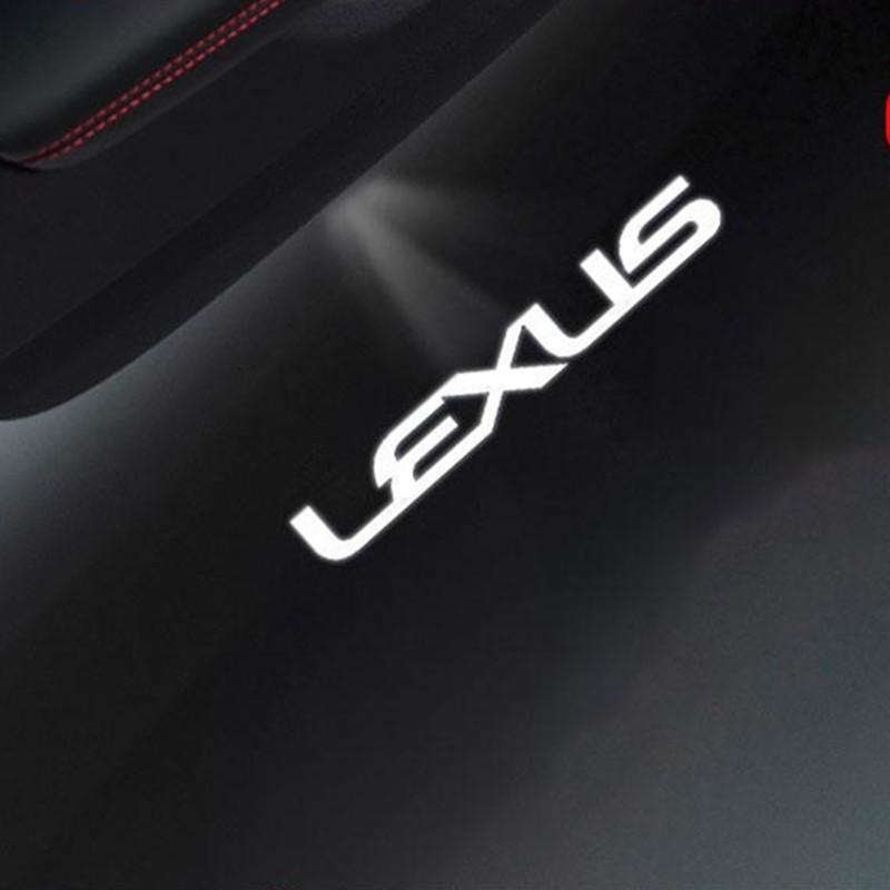 Светодиодные проекторы логотипа на двери автомобиля, приветственный свет для Lexus серий RX ES GX LS LX IS GS RC UX, GX470 ES250 IS250