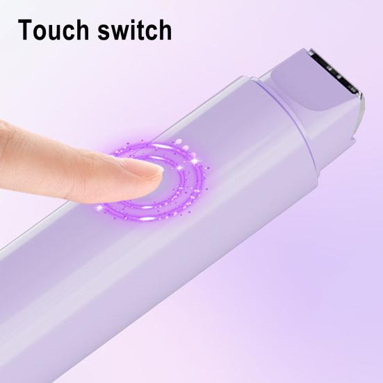 Женская электробритва с двумя головками, USB-перезаряжаемая, водонепроницаемая, портативная, для лица, тела, зоны бикини, рук, ног, эпилятор, бритва, триммер