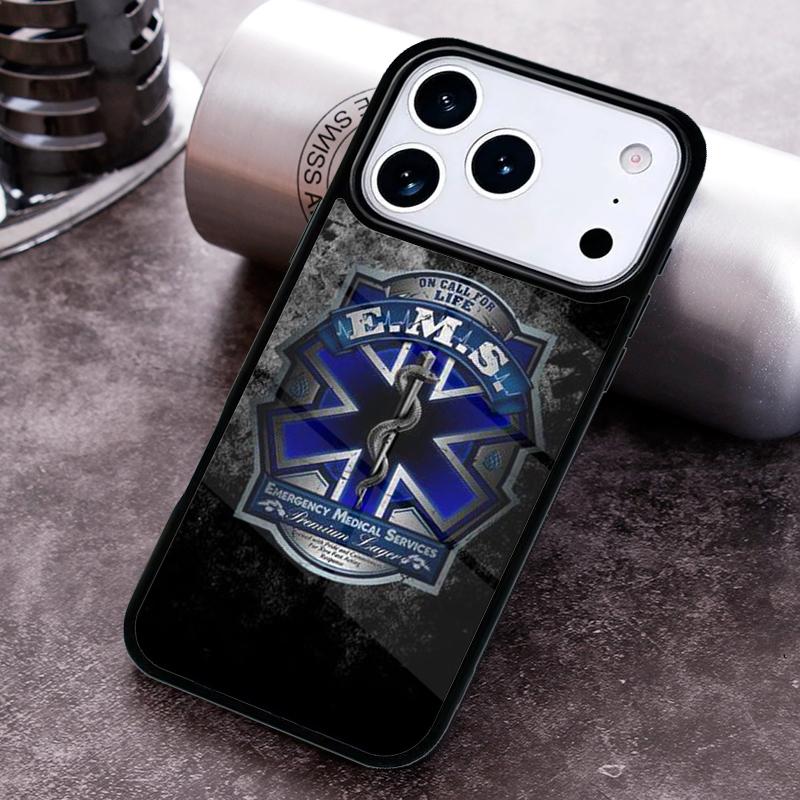 EMT Fireman Fire Rescue Phone Case For iPhone 17 16 15 14 13 12 11 Pro Max Plus 17Air Soft Silicone Cover