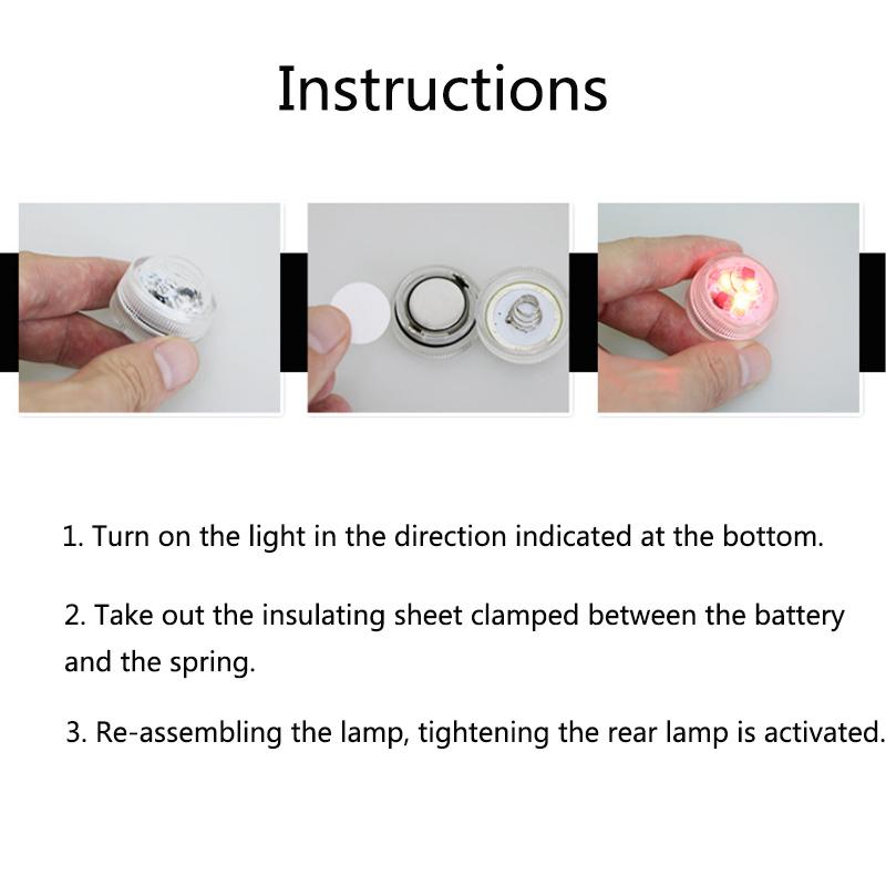 Хорошая лампа высокого качества RGB аквариум ваза украшение для вечеринки дайвинг водонепроницаемый светодиодный светильник свеча декор праздник 1 шт новый сменный 13 цветов свеча