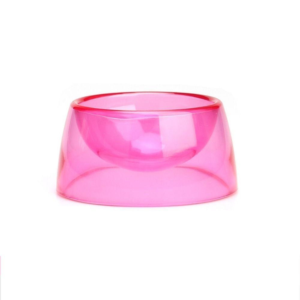 Transparent Pet Feeding Bowl Bite Resistant Rat Food Water Dish New Hamster Water Bowl Pet Feeding