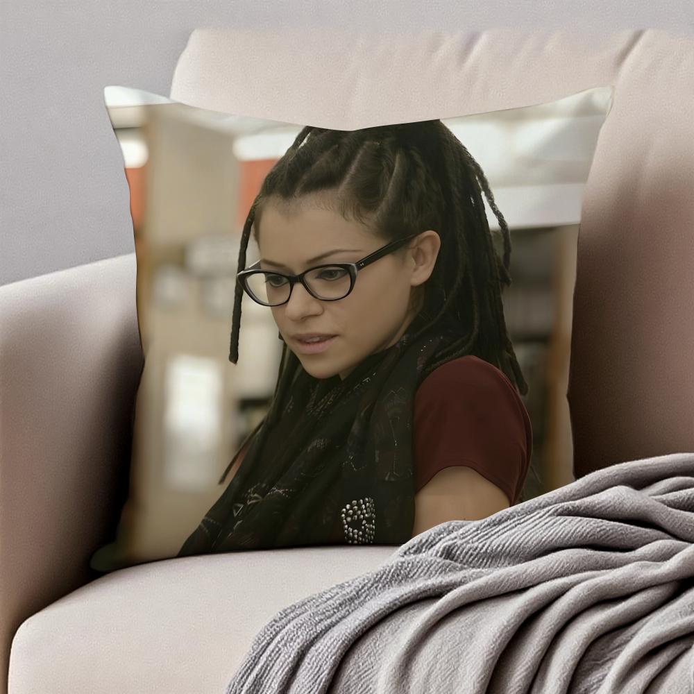 CCosima Niehaus Cushion Cover Pillowcase Antidustmite Invisible Zipper Short Plush Sofa Cushion
