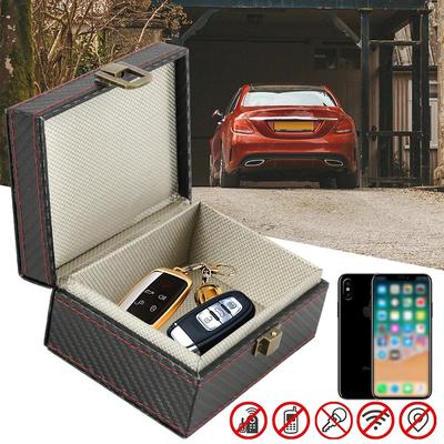 Faraday Car Key Signal Blocker Box, устойчивый к излучению мобильный телефон, сумка для хранения, блокирующая излучение, чехол для ключа Faraday
