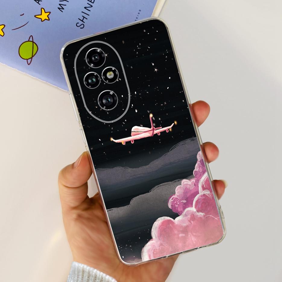 Чехол для Honor 200 Pro ELP-AN00 Милый Кот Расписной Чехол Прозрачный Силиконовый Чехол для Телефона Для Honor 200 Lite Honor200 Pro Мягкий ТПУ Fundas