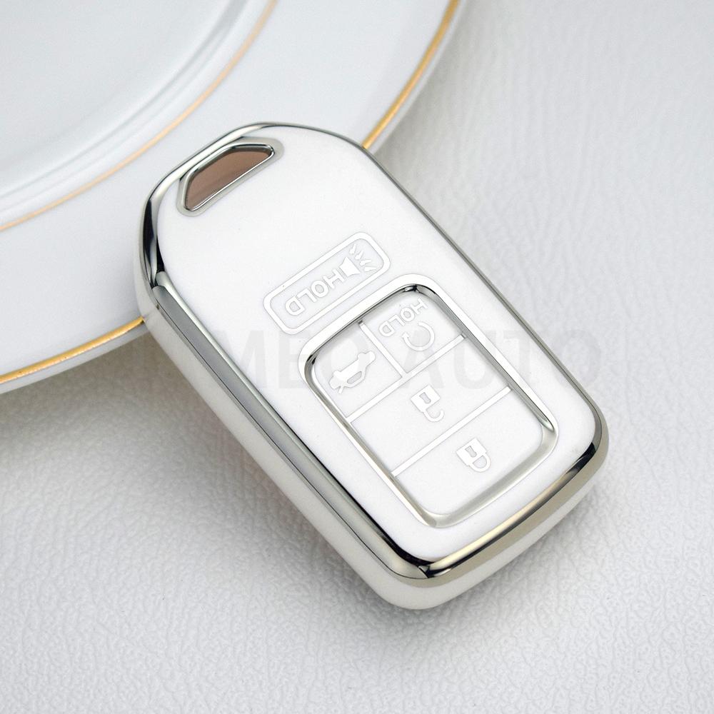 Чехол для ключей из ТПУ с 5 кнопками для Honda CRV XR-V CR-V Fit Civic Accord HR-V HRV City Odyssey, автомобильные аксессуары