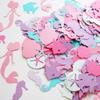 New 100pcs/set Confetti Mermaid Shape Beach Theme Party Table Scatter Paper Scrap