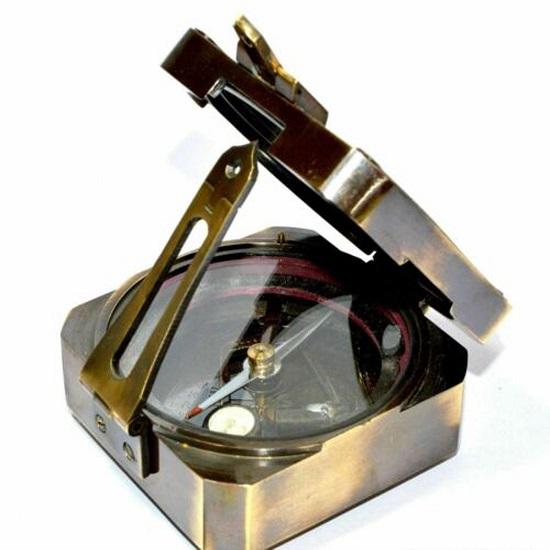 Компас Brunton из цельной латуни Kelvin Hughes 1917 года, подарок на день рождения, на день отца