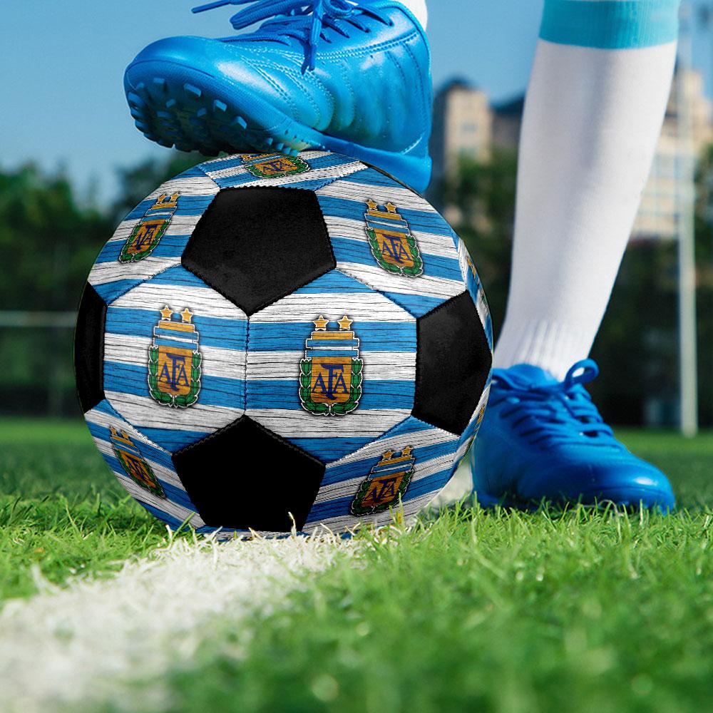 1pc Argentina National Football Team Soccer Ball Size 5 Indoor Soccer Ball Fashion Colorful Backyard Game - Great For Sports Fans Gift HE2