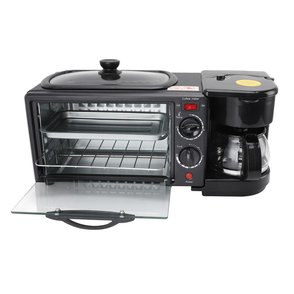 3 в 1 многофункциональная домашняя станция для завтрака тостер электрическая печь для завтрака для кухни США