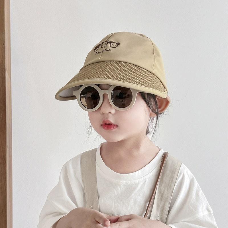 Детская солнцезащитная шляпа Весенне-осенний тонкий стиль Можно завязать с высоким хвостом Девочки Детская Летняя Бейсболка с открытым верхом Солнцезащитная шляпа для девочки