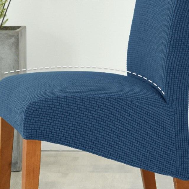Чехол на стул из флиса, стрейч, размер XL, универсальный чехол на стул с высокой спинкой для гостиной, столовой, свадебного отеля