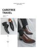 Мужские Formal High Heel Leather Shoes Большого Размера - Увеличивающие Рост Туфли-лодочки с Острым Носом для Деловых Встреч, Свадеб и Банкетов.
