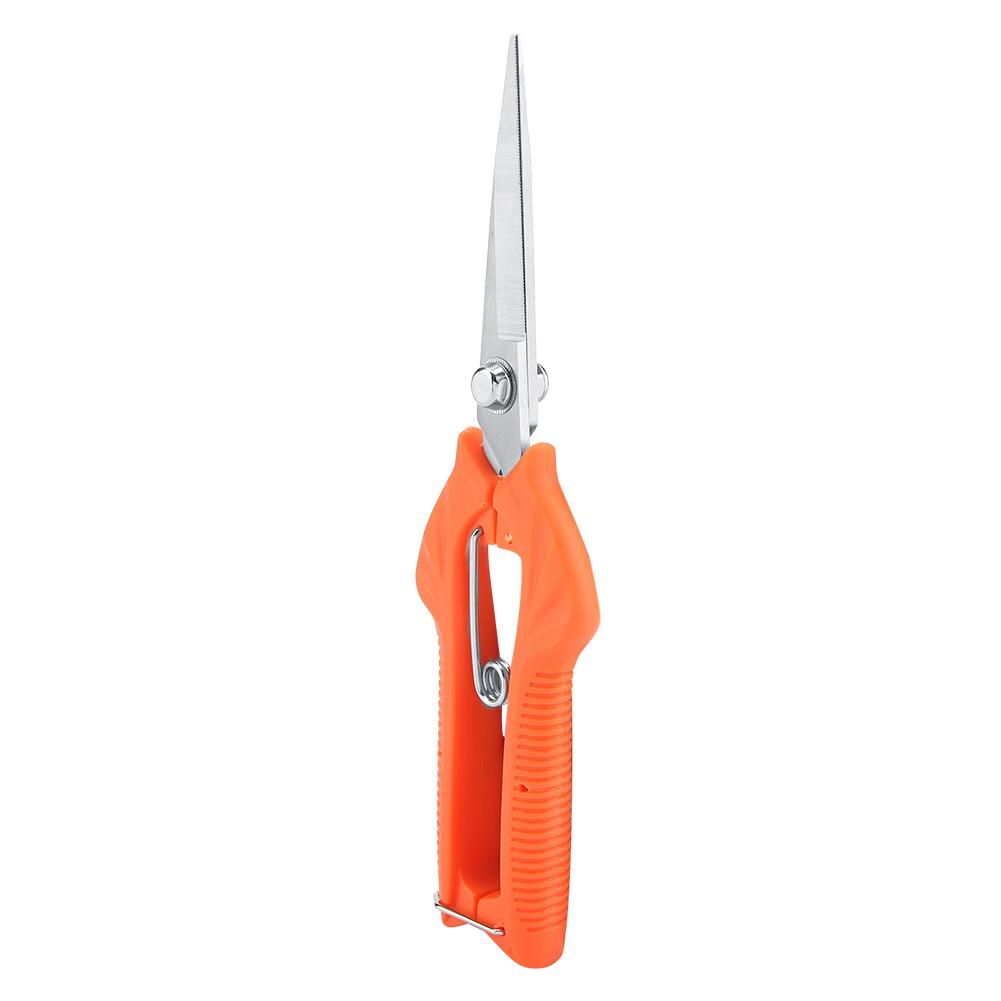 Orange Sturdy Fruit Tree Bonsai Gardening Pruning Shear Lengthened Garden Scissors