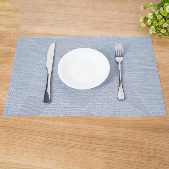 Yousheng Table Mat Anti-skid Absorbent PVC Geometric Pattern Insulation Pad for Dining Table