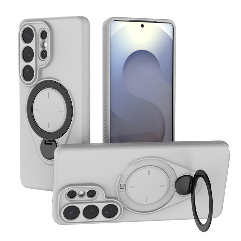 Suitable for Samsung S26 Ultra 360 Ring Shield Soft Case A57 Car Mount Finger Ring Anti-drop Protective Cover
