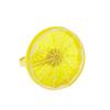 12pcs/lot New Lemon Slice Napkin Ring Hotel Tableware Napkin Buckle Fruit Napkin Ring Table Decoration